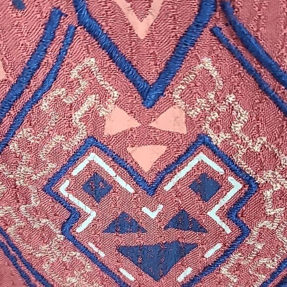 O'Neill + Cynthia Vincent Sunlit Dress Juniors Sleeveless Tribal Embroidered XS - Picture 7 of 11